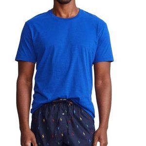 POLO RALPH LAUREN Blue 100% Cotton Supreme T-Shirt NEW Large
